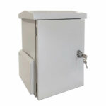 B-ΜΕΤΑΛΛΙΚΟ ΚΙΒΩΤΙΟ ΣΤΕΓΑΝΟ ΜΕ ΡΑΦΙΑ ΚΑΙ ΚΛΕΙΔΙ 350x510x300mm IP 55