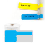 Ετικέτα F-TYPE για καλώδια 25x30mm+40mm μπλε WF2530-40-100BU