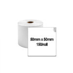 Αυτοκόλλητη θερμική ετικέτα 50x50mm Λευκή WP5050-150
