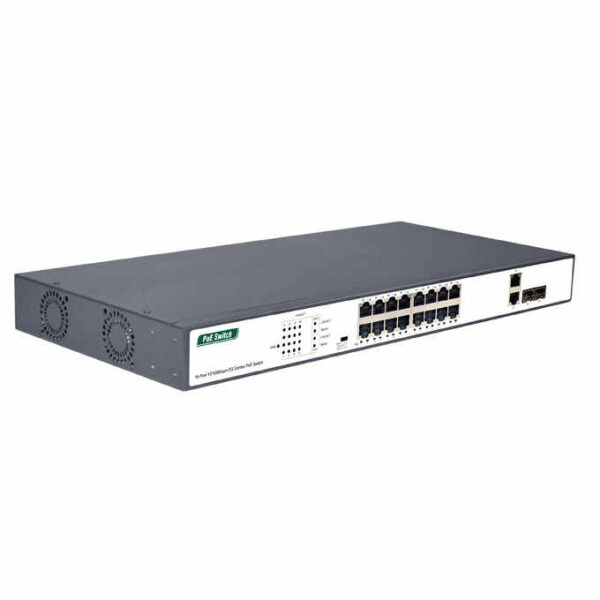 16-Port POE SWITCH PM3020FSN-270 V6 UNMANAGED - Image 2