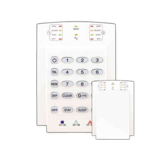 K10V Πληκτρολόγιο κάθετο 10 ζωνών με LED